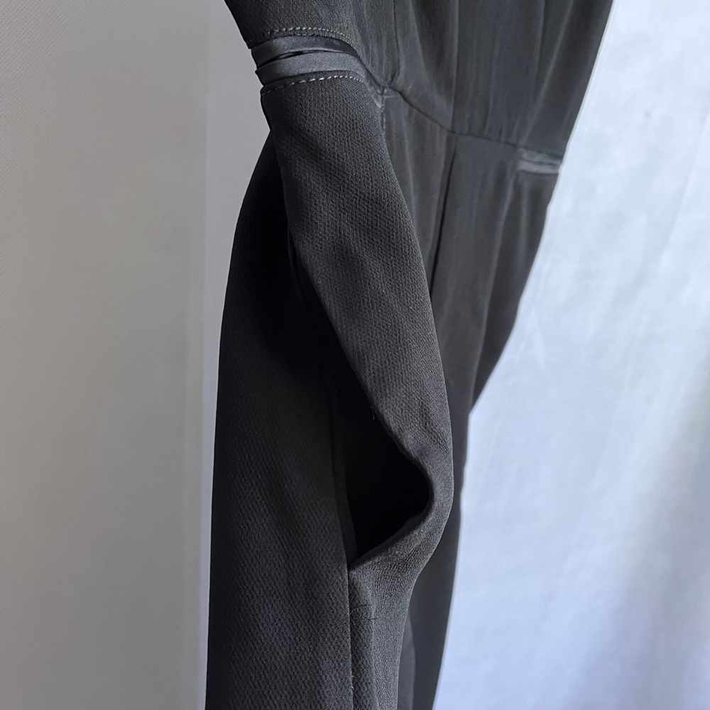 MAEVE Anthropologie Magdalena Black V Neck Jumpsuit - Picture 8 of 15